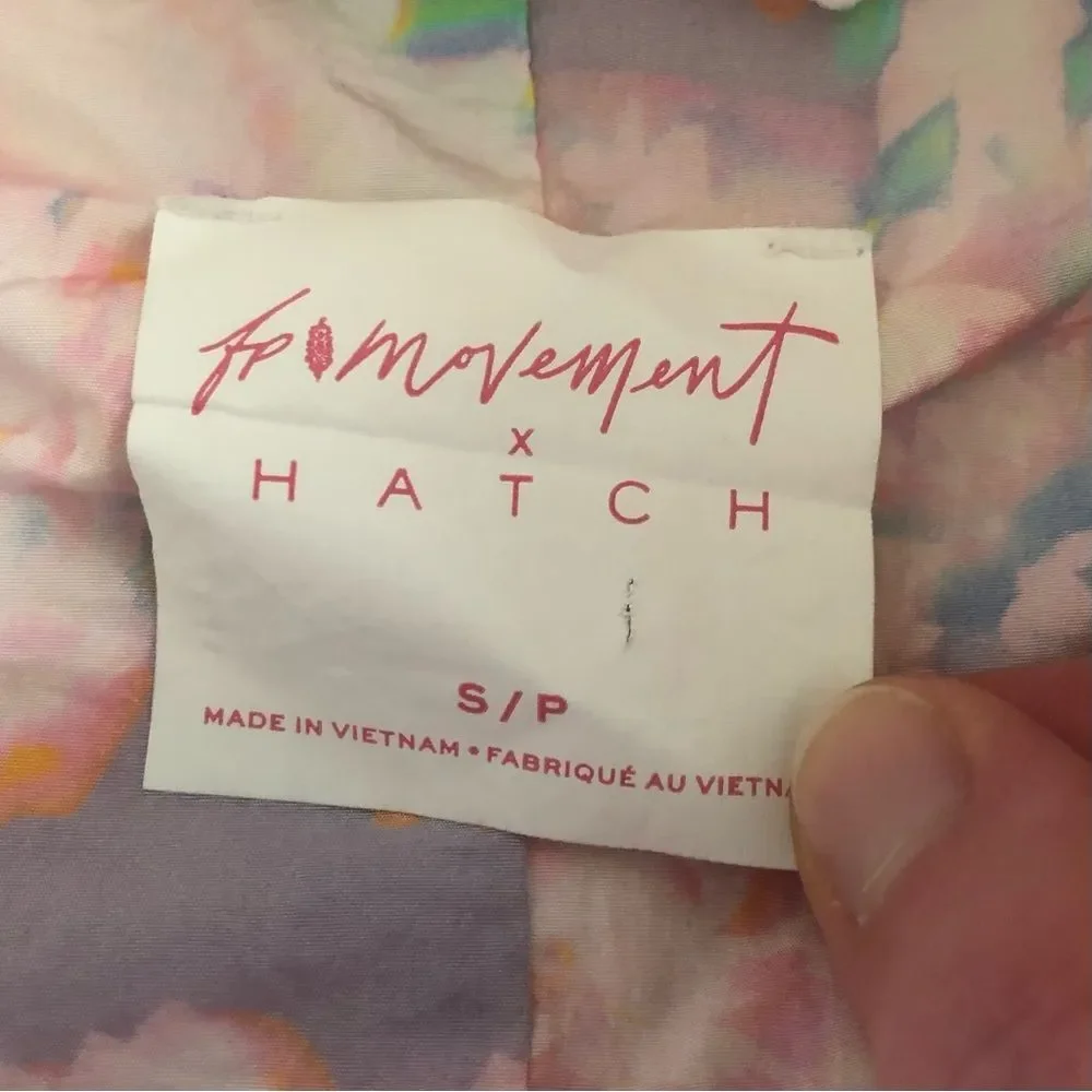 FP Movement x Hatch Under The Sun Maternity Zip Up Size Small Sporty Athletic